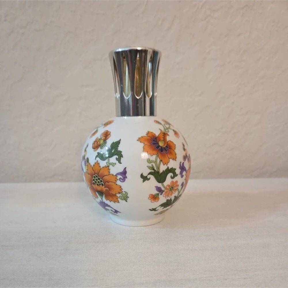 Vintage Berger Limoges France Floral Fragrance Lamp Diffuser